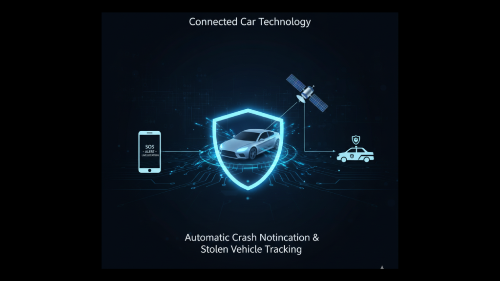 Maruti Suzuki Connect, Hyundai BlueLink SOS, Car Safety in Telugu, Emergency car features India.